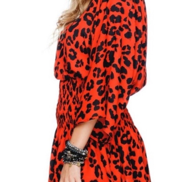 NWT Buddy Live Lennox Lepord  Print Dress - Picture 4 of 7